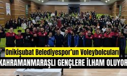 Onikişubat Belediyespor’un Voleybolcuları Kahramanmaraşlı Gençlere İlham Oluyor