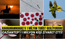 Gaziantep'i geçen yıl 1 milyon 21 bin 138 turist ziyaret etti