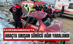 Kahramanmaraş'ta Feci Kaza: Sürücü Ağır Yaralandı!