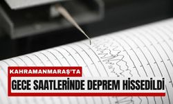 Kahramanmaraş’ta 3.1’lik Sarsıntı Yaşandı!
