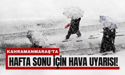 Kahramanmaraş’ta 10–11 Ocak İçin Hava Alarmı: Don ve Buzlanma Riski