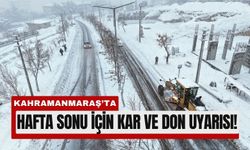 Kahramanmaraş’ta Sibirya Soğukları Alarmı!