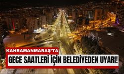 Kahramanmaraş’ta Buzlanma Tehlikesi: Gece Saatlerine Dikkat