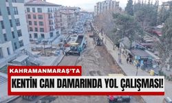 Kahramanmaraş'ın Can Damarında Yol Çalışması