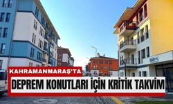 Kahramanmaraş’ta Deprem Konutları İçin Kritik 60 Gün!
