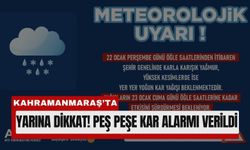 Kahramanmaraş Karla Beyaza Bürünecek: Buzlanmaya Dikkat!