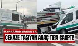 Kahramanmaraş’ta Cenaze Aracı Kazasında 1 Yaralı!