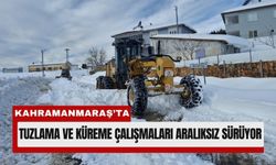 Kahramanmaraş'ta Kar ve Buzlanmaya Karşı Yoğun Mesai