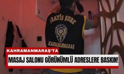 Kahramanmaraş’ta Masaj Salonlarına Baskın: 19 Kadın Kurtarıldı