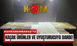 Kahramanmaraş’ta Kaçak Sigara ve Sentetik Hap Operasyonu