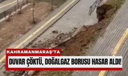 Kahramanmaraş’ta TOKİ Bölgesinde İstinat Duvarı Çöktü