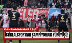 Kahramanmaraş İstiklalspor’dan Altın Değerinde 3 Puan