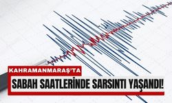 Kahramanmaraş'ta Sabah Saatlerinde 3 Büyüklüğünde Deprem!