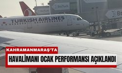 Kahramanmaraş’ta Ocak'ta 176 Uçuş Gerçekleşti