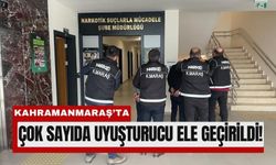 Kahramanmaraş’ta Peş Peşe Narkotik Baskınları