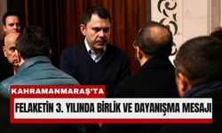 Bakan Kurum 6 Şubat Anmasında Kahramanmaraş’taydı