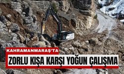 Kahramanmaraş’ta Kar ve Heyelan Mesaisi