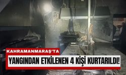 Kahramanmaraş'ta Kebapçıda Yangın: 4 Yaralı!