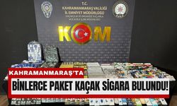 Kahramanmaraş’ta Kaçak Sigara ve Bonzai Ele Geçirildi