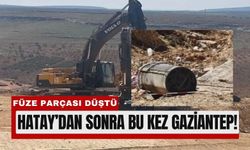 Gaziantep’te Füze Alarmı: Parçalar Boş Araziye Düştü!
