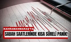Kahramanmaraş Elbistan’da 3.2 Büyüklüğünde Deprem
