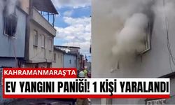 Kahramanmaraş’ta Sıcak Saatler! Evde Yangın Çıktı