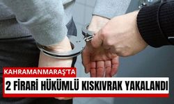 Kahramanmaraş Polisi Firarilere Geçit Vermedi: 2 Hükümlü Yakalandı!