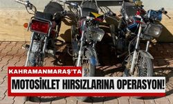 Kahramanmaraş’ta 4 Motosiklet Hırsızlığı Çözüldü