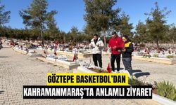 Göztepe Basketbol’dan Kahramanmaraş’ta Anlamlı Ziyaret