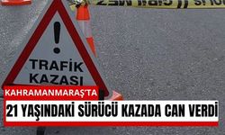 Kahramanmaraş’ta Araç Kayaya Çarpıp Takla Attı: 1 Ölü!