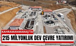 Kahramanmaraş’ta 215 Milyonluk Atıksu Arıtma Tesisi Açıldı!