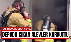 Kahramanmaraş’ta Korkutan Alevler: Depo Yandı!