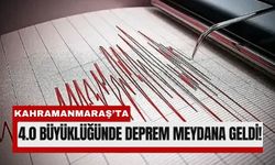 Kahramanmaraş’ta Deprem: Göksun 4.0 ile Sallandı