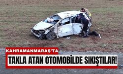 Kahramanmaraş'ta Araç Takla Attı, Yaralılar Kurtarıldı