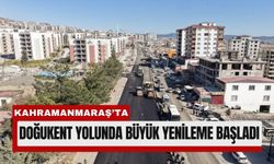 Kahramanmaraş'ta Doğukent Yolunda Asfalt Mesaisi Başladı