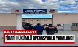 Kahramanmaraş’ta Firari Hükümlü Saklandığı Adreste Yakalandı!