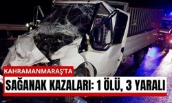 Kahramanmaraş’ta Şiddetli Yağmur Yolları Kana Buladı!