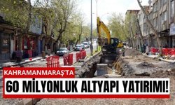 Kahramanmaraş'ta 8 Kilometrelik Altyapı Hattı Geliyor!