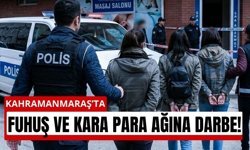 Kahramanmaraş’ta Fuhuş, ve Kara Para Ağı Çökertildi: 20 Tutuklama