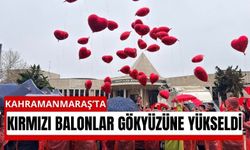 Kahramanmaraş’ta Otizm İçin Tek Yürek: Kırmızı Balonlar Gökyüzüne Bırakıldı