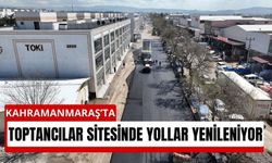 Kahramanmaraş’ta Toptancılar Sitesi’nde 30 Milyonluk Asfalt