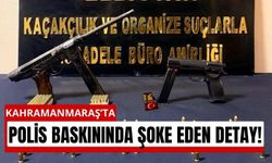 Kahramanmaraş’ta Çifte Operasyon: Evden  Suikast Silahı Çıktı!