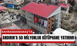Kahramanmaraş'ta Yeni Kütüphane Kapılarını Açtı