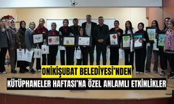 Onikişubat Belediyesi’nden 52. Kütüphaneler Haftası’na özel anlamlı etkinlikler