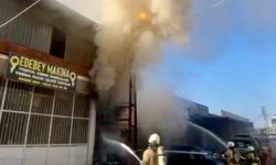 Kahramanmaraş'ta Hurdalık İş Yerinde Yangın Çıktı!