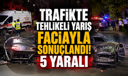 Kahramanmaraş'ta Trafikte Yarış Felaketi! 5 Kişi Yaralandı