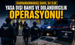 Kahramanmaraş Dahil 34 İlde Nefes Kesen Operasyon: Suç Ağı Çökertildi