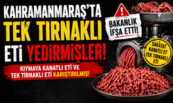 Kahramanmaraş'ta Et Skandalı! Bakanlık İki Firmayı İfşa Etti