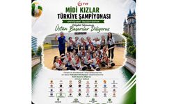 Onikişubat Belediyespor Midi Kız Takımı Türkiye Şampiyonası’nda