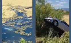 Kahramanmaraş’ta Korku Dolu Anlar: Otomobil Göle Uçtu!